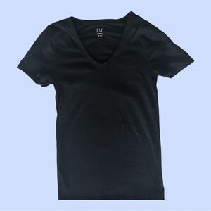 GAP Black Fitted Short Sleeve Tee
